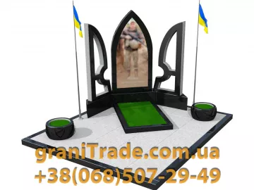 Купити гранітні пам'ятники для військових | GraniTrade